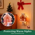thumbnail image 4 of Gingerbread House Night Light, Christmas Gingerbread House Lamp, Holiday Nightlight for Kids Room, Festive Gingerbread House Decoration with Light, 4 of 9