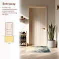 thumbnail image 3 of ODIKA 6'x9' Machine Washable Non-Slip Area Rug, Misty Abstract Featuring Blurred Gradient Swirls and Overlays High Traffic Rug, Gray, 166372, 3 of 7