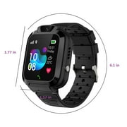 Cwcwfhzh Kids Smart Watch 36 mm Black Case with Black Band