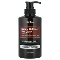 Kundal Natural Caffeine Hair Care  Shampoo, All Hair Types, Cherry Blossom , 16.9 fl oz (500 ml)