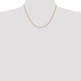 thumbnail image 2 of 14k Yellow Gold 18 Inch 2mm Rope Chain Necklace Pendant Charm, 2 of 9