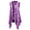 -PURPLE, variant on Women's Lightweight Sleeveless Draped Open Cardigan XL MUSTARD
