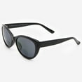 thumbnail image 2 of Bifocal Sunglasses for Women - Reader Sunglasses with Bifocals - Cat Eye Reading Sun Glasses with Built In Readers - Florence by VITENZI in Black 2.00, 2 of 10