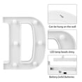 thumbnail image 2 of Bombilla 3D 26 letras alfabeto LED marquesina señal luz interior pared colgar noche lámpara (D Wdftyju Para estrenar, 2 of 5