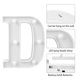 thumbnail image 4 of Lámpara 3D 26 Letras Alfabeto LED Marquee Sign Light Interior Wall Hang Night Lamp (E Ehuebsd Nuevos Originales, 4 of 7
