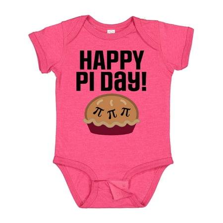 

Inktastic Happy Pi Day Math Holiday Gift Baby Boy or Baby Girl Bodysuit