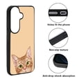 thumbnail image 2 of WIRESTER Shockproof Soft Rubber Cover Case for Samsung Galaxy S26+ / S26 Plus 6.7" 2026, Animal Orange Tabby Kitten Cat On Sunset Background, 2 of 5