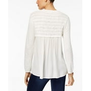 Style & Co. High-Low Contrast Sweater Womens XXL White sweater MSRP $59