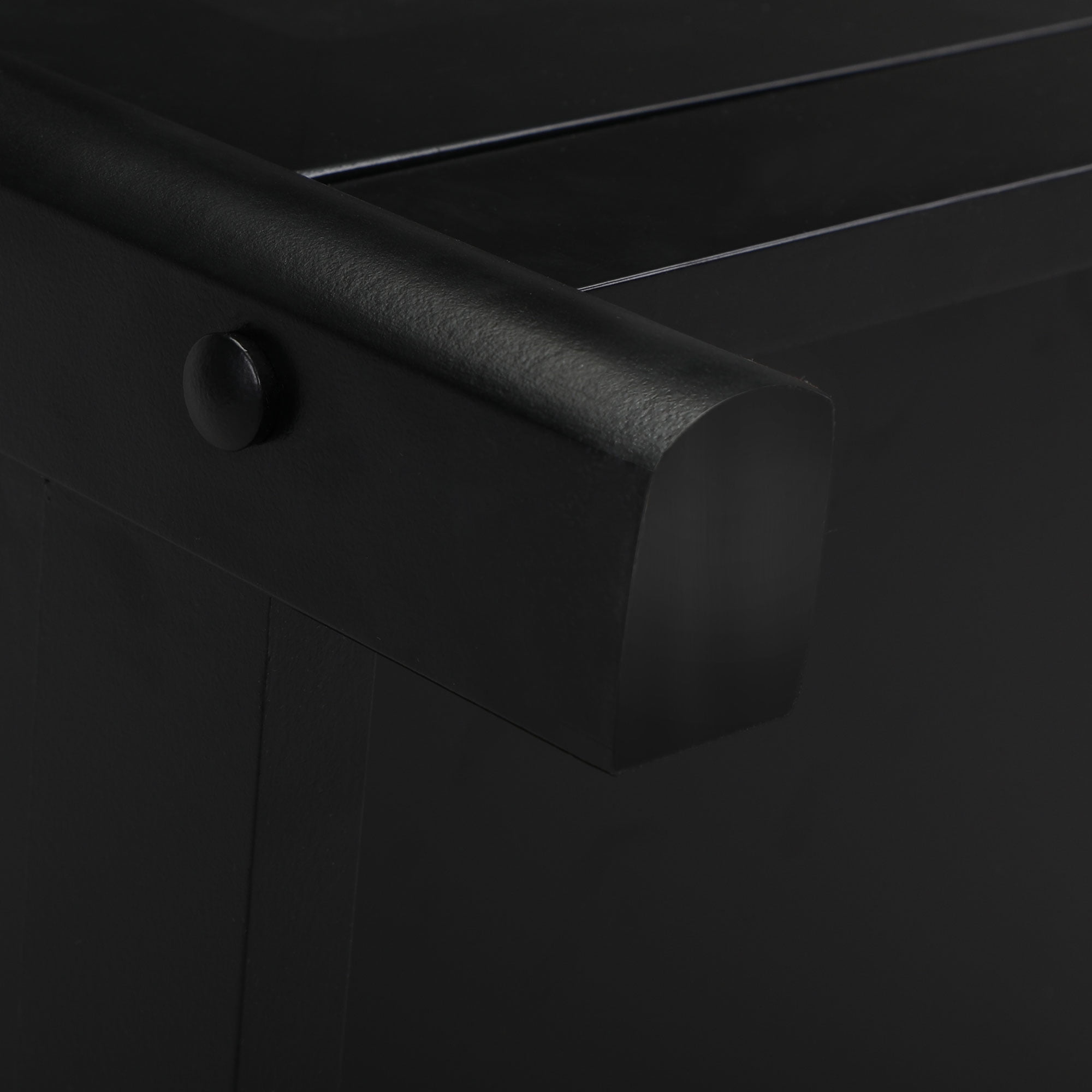 Kepooman Modern Versatile High-Leg Nightstands Side End Table Night Stand Storage Shelf with Drawer for Living Room Bedroom, Black Kepooman Modern Versatile High-Leg Nightstands Side End Table Night Stand Storage Shelf with Drawer for Living Room Bedroom, Black