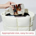 thumbnail image 6 of Floral Animal Decorative Velvet Jewelry Box with Removable Compartment - Portable Necklace Organizer - Great Gift!, 6 of 7