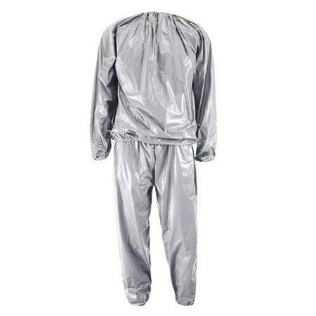 Nano Sauna Suit Lightweight Sweat Promoting Fitness Weight Loss For Exercise Gym Anti Rip Silver Xl Nano Sauna Suit Lightweight Sweat Promoting Fitness Weight Loss For Exercise Gym Anti Rip Silver Xl