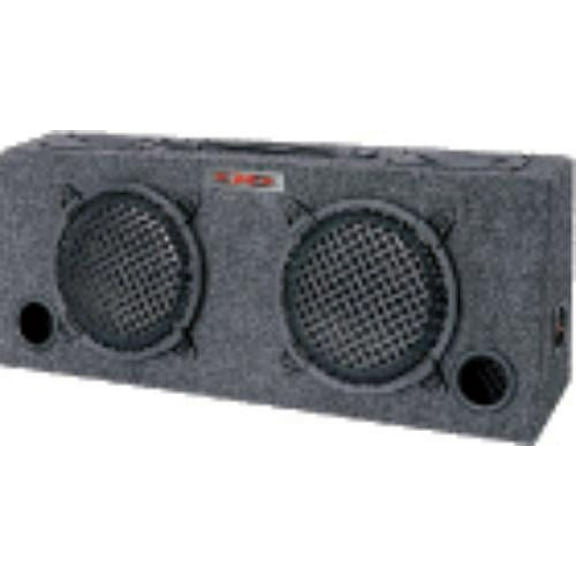Audiopipe KIC80 Woofer Box Dual 8" Xxx 2-way Loaded Angle Style; 250watts