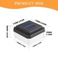 thumbnail image 3 of NANDIYNZHI Solar Post Cap Lights,2.4 x 2.4 Inches Solar Post Cap Lights Waterproof Brightness LED Lighting Decor for Garden Deck Patio,Solar Lights Outdoor,Solar Lights,Solar Fence Lights,Style B, 3 of 9