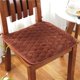 thumbnail image 1 of Nvzi Cojín para silla de comedor - 45 x 45 cm, grueso, marrón oscuro, con cordones, 4 cojines para sillas de cocina con cordones y base antideslizante, cojín para silla resistente lavable a máquina, 1 of 5