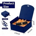 thumbnail image 2 of Caja de Regalo WLUSEAXI Paquete de 12 Pequeñas Azules con Cintas 11x11x5 cm, 2 of 7
