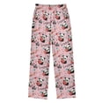 thumbnail image 2 of Wobogo Painted Lovly Panda Long Pajama Pants Bottoms Soft Sleepwear with Pockets, 2 of 9