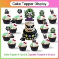 thumbnail image 6 of Joker Clown Party Supplies Plates Decorations Birthday Cake Topper Banner Decor Backdrop Balloons, 6 of 8