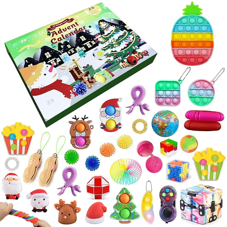  Fidget Advent Calendars for Kids, Christmas Advent Calendars  2023 Countdown 24 Days, Bubble Toy Surprise Box Christmas Advent Calendar  Sensory Fidget Toy Packs, Surprise Gifts for Girls : Home & Kitchen