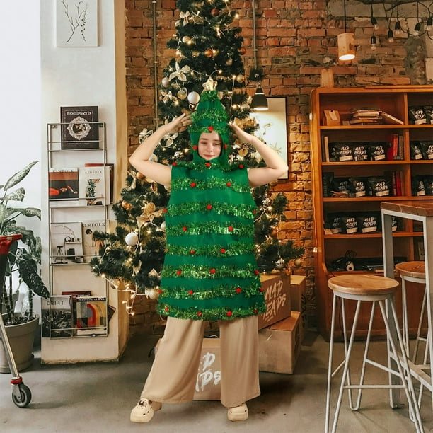 Disfraces de Árbol de Navidad para Adultos y Niños, Decoraciones para Árboles de Navidad, Disfraces de Papá Noel, Árboles de Navidad