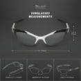 thumbnail image 3 of Kids Sunglasses - Age 2-6 Half Frame Wrap Around Sun Glasses for Boys and Girls - Little Girl and Little Boy Sunglasses for Outdoor Activities with UV400 Protection - Toddler Sports Shades, 3 of 7
