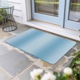 thumbnail image 2 of Blue Ombre Doormat Outdoor Entrance 24"x36", Modern Abstract Art Farmhouse Gradient Absorb Moisture Dirt Door Mats, Non-Slip Rubber Backing Floor Mats Indoor, Low-Profile Front Door Rugs, 2 of 9