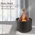 thumbnail image 4 of Simulated Flame Diffuser Bonfire Air Humidifier Ultrasonic Cool Mist Maker Fogger LED Essential Oil Lamp Difusor, 4 of 5