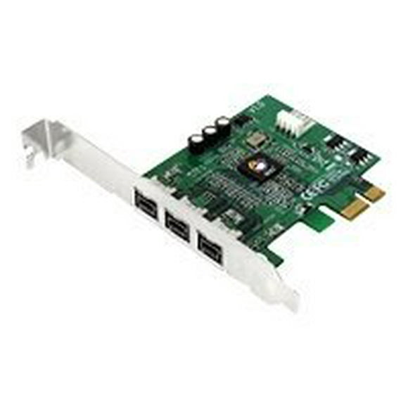 SIIG DP FireWire 800 PCIe - FireWire adapter - PCIe low profile - FireWire 800 x 3