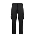 thumbnail image 4 of Mens Pants Athletic Fit Stretch Fashion Drawstring Elastic Waist Solid Color Casual Running Sweatpants With Pockets Workout Mens Pants, 4 of 8
