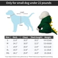 thumbnail image 2 of Sweet Pet Garden Dinosaur Costume - Pet Clothes for Dogs and Cats - Dog and Cat Apparel - Christmas Dog Outfit for Parties - Cosplay Hoodie for Gifts - Small, Medium, and Large Dog Warm Clothes, 2 of 7