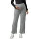 thumbnail image 1 of Pantalones de maternidad de mujer INSPIRE CHIC con cintura elástica, cordón, sobre el vientre, de pierna ancha, con bolsillos, color gris claro S, 1 of 6