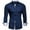 Navy Blue, variant on YYDGH Men's Button Down Shirts Long Sleeve Classic Dress Shirts Shirt Casual Fashionable Color Contrast Slim Fit Shirt