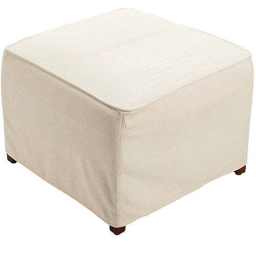 Dorel - Ottoman Slipcover, Beige