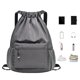 thumbnail image 1 of Mochila Con Cordón Cvjmhjk (gris), 1 of 9