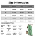 thumbnail image 2 of Textilo Summer Casual Striped Pants for Women Wide Leg Drawstring Pant with Pockets Elastic Waist Trouser Summer Beach Vacation Comfy Lounge Boho Clothes,Gray 2XL, 2 of 5