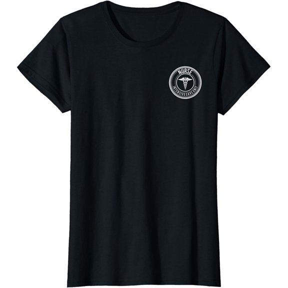 Intensive Care Unit ICU Nurse Shirt - Front and Back Print
