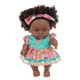 thumbnail image 1 of Muñeca bebé renacida de silicona de cuerpo completo de 7,87 pulgadas, de moda, de princesa. con falda floral, 1 of 7