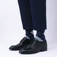 thumbnail image 3 of 6 Pairs Mens Dress Socks, Breathable, Sweat-Wicking Thermal Crew Socks with Geometric Patterns Bussiness Socks, 3 of 4