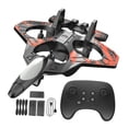 thumbnail image 4 of Avión planeador RC de juguete para pasatiempos, con velocidad ajustable, listo para volar, avión RC para niños, de control remoto de espuma para niñas rojo, 4 of 8