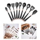 thumbnail image 5 of Utensilios de cocina de 9 piezas para cocinar ranurada, volteador, calor alto para y sartenes antiadherentes , negro Mango negro Magideal Utensilios de cocina, 5 of 7
