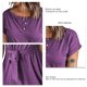 thumbnail image 3 of Vestido de manga corta, moda informal, lavable a máquina, agradable a la piel, transpirable, vestido de mujer para verano, 3 of 4