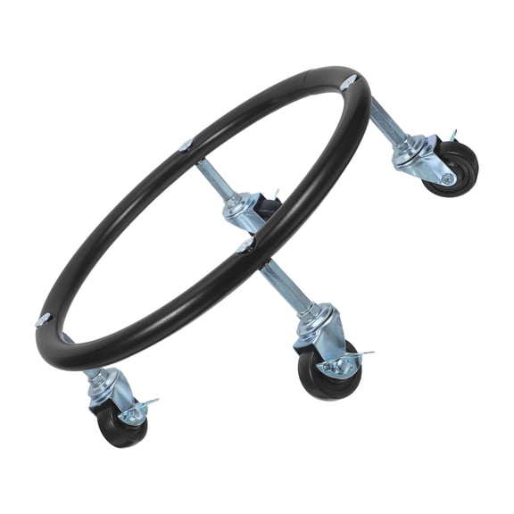 HEANUJJ Portable Gas Cylinder Cart with Stainless Steel Frame and Four Locking Wheels and Easy Mobility
