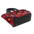 thumbnail image 4 of Single Shoulder Bag Rivet Bag 7.48×7.48×3.94in Removable Shoulder Belt Can Be Held Or Diagonal Across A Variety Of Matching Styles Red Colorful Houndstooth Hand-Drawn Sketch_2, 4 of 6