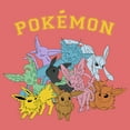 thumbnail image 2 of Boy's Pokemon Eeveelutions  Performance Graphic Tee Red Heather Medium, 2 of 4
