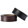 thumbnail image 2 of Casual Replacement Craft DIY Leather Belt 3.5cm Waistband Classic Waistband Non-porous Girdle COFFEE, 2 of 8