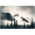 thumbnail image 2 of 5x7ft Gray Forest Large Area Rugs, Nature Tree Mountain Rug, Machine Washable Non Slip For Living Room Bedroom Indoor/Outdoor Crystal Velvet Mat Decor, 2 of 7