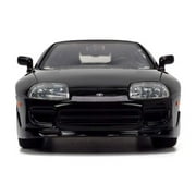 1995 Toyota Supra Black Fast & Furious Movie 1/24 Diecast Model Car by Jada