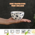 thumbnail image 5 of Small Bowls Ceramic Bowl Set - 12 oz Porcelain Rice Bowls Set - 4.5 inch Floral Patterned Dessert Bowls - 4 Colorful Cute Bowls for Ice Cream | Soup | Snack | Side Dishes - Microwave Dishwasher Safe, 5 of 8