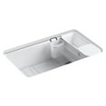 thumbnail image 2 of Kohler 5871-5UA3-0 K- Riverby Single Bowl Undermount Kitchen Sink, White, 2 of 2