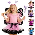 thumbnail image 5 of MEZZALL Girls With Headband And Skirt For Stage Performance Dress Up Party Festive Casual Outfit Sets Kids Holiday Gatherings, 5 of 5