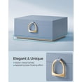 thumbnail image 3 of Joyero SONGMICS Misty Blue de 2 capas con asa y bandeja, 3 of 7